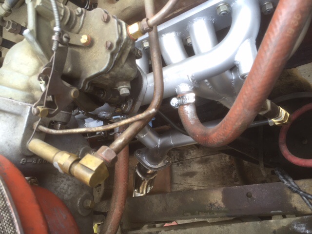 Manifold water jacket, and flexy braided SS pipe