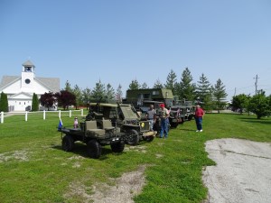 Wonderful Display! A tribute to our US Military &amp; their vehicles.