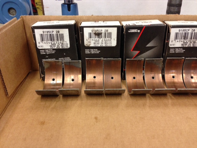 You can see the overlay that remained in these photos. On the opposite side of the bearings there was none to be seen.