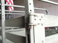 corner gate hinge pin